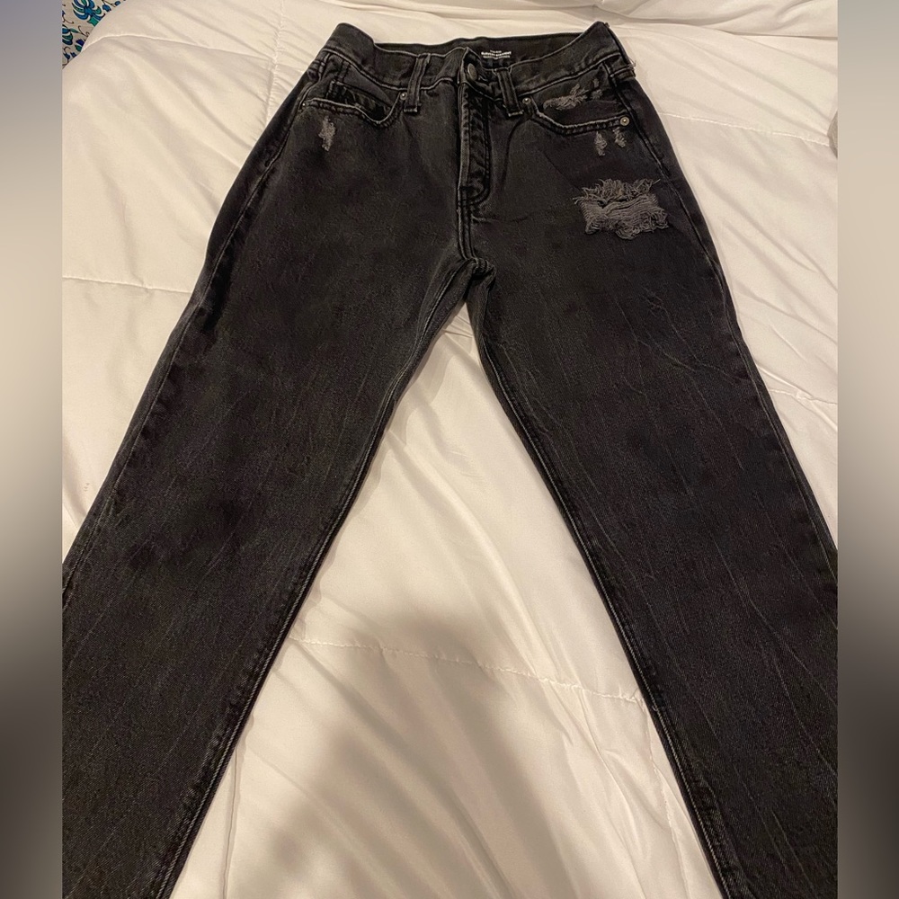 Old navy size 2 slouchy straight high rise jeans